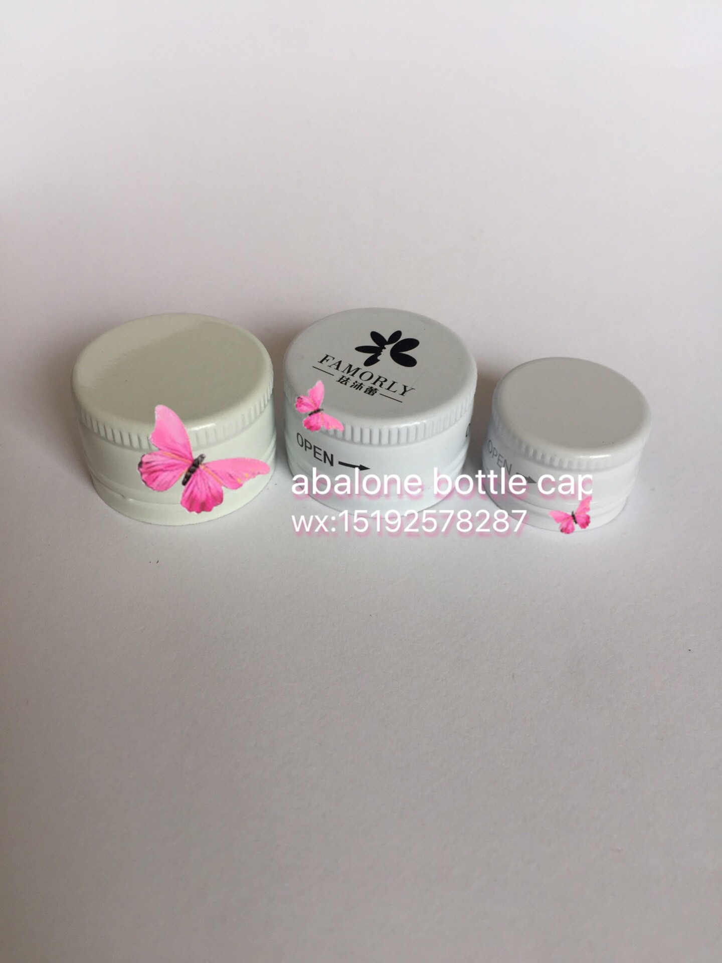 white bottle cap for beverages