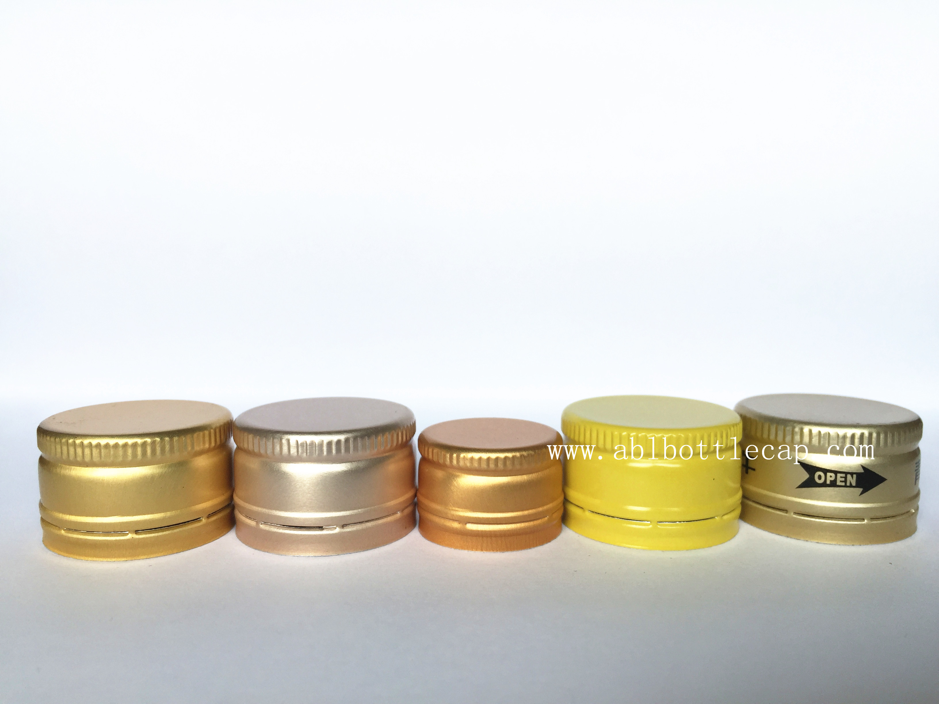 Gold and yellow bottle cap 